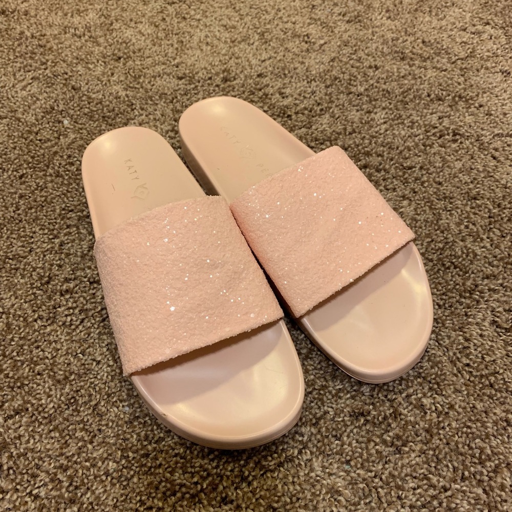 Katy Perry Pink Sparkle Slides